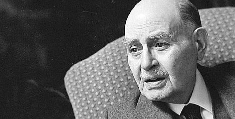 Albert Cohen (1895-1981), écrivain suisse d'expression française. Novembre 1968.     LIP-31437-004 Roger-Viollet/AFP